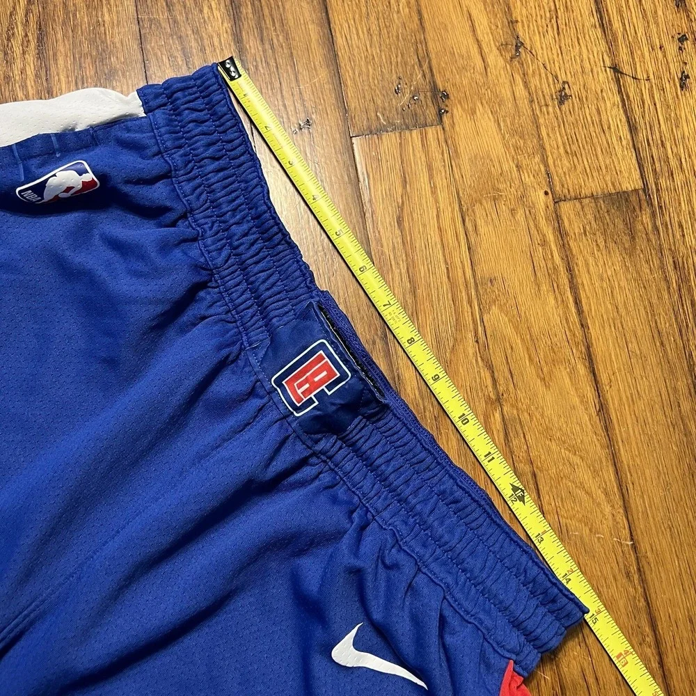 Nike Basketball NBA Los Angeles Clippers Shorts Size 38 Large Dri Fit Pockets